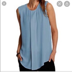 Vince Camuto light blue sleeveless blouse